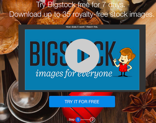 Бесплатная подписка на Bigstockphoto
