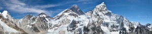 Mount Everest panoramic view