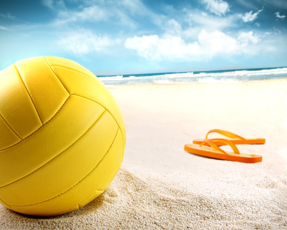 beach sunny volleyball Hawaii